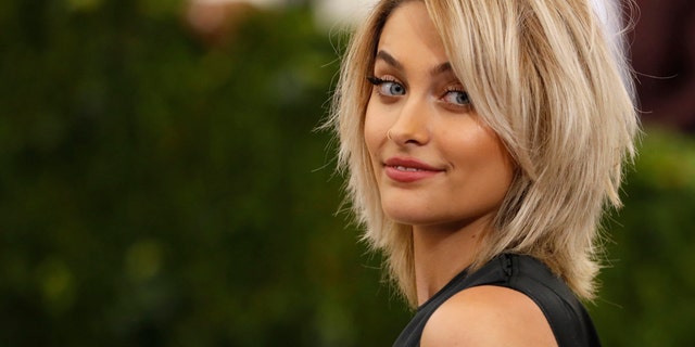Paris Jackson arrives at the Met Gala in New York City, May 1, 2017.