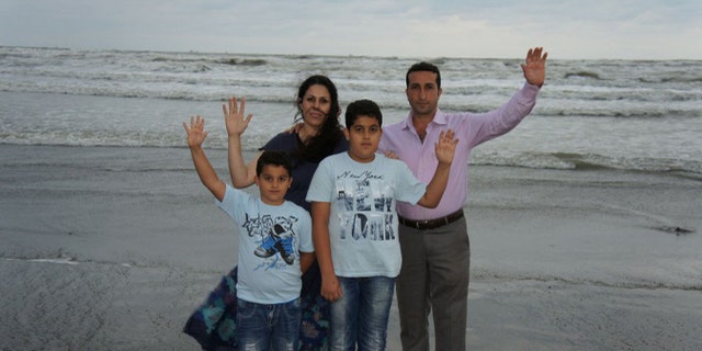 Pastor Youcef Nadarkhani and his family.