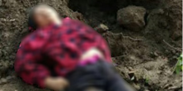 Ding Cuimei suffocated after being buried alive.
