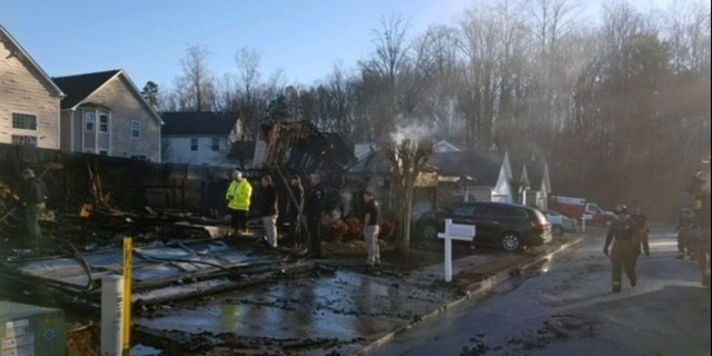 A fire Sunday in Hiram, Ga., destroyed four homes and damaged 16 others, fire officials said.