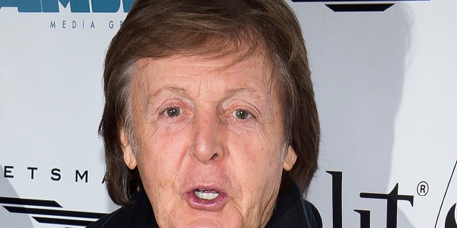 FILE- This Dec. 19, 2016 file photo shows Paul McCartney as he arrives for a screening of "This Beautiful Fantastic" at the SVA Theatre in New York.