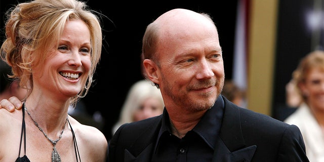 Haggis and wife Deborah Rennard in 2008.