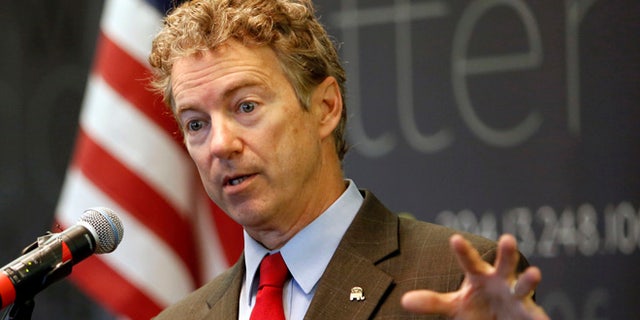 March 20, 2105: Sen., Rand Paul, R-Ky. speaks in Manchester, N.H.