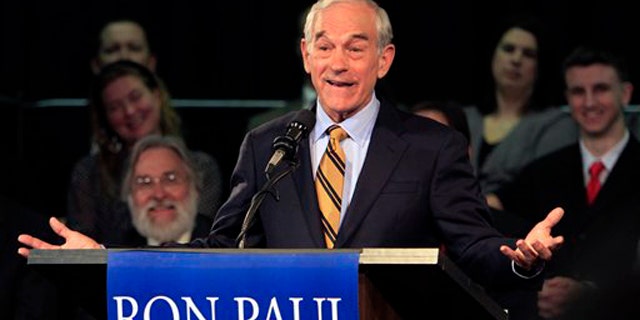 May 13: Rep. Ron Paul gives a speech after announcing his plans to seek the Republican nomination for president in Exeter, N.H.