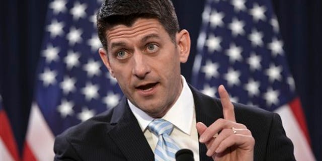 March 23, 2016: House Speaker Paul Ryan speaks on Capitol Hill in Washington.