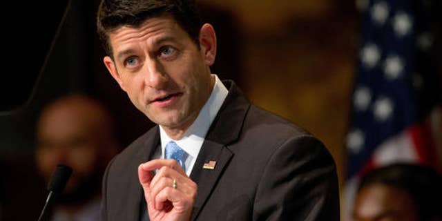 April 27, 2016: House Speaker Paul Ryan speaks in Washington.