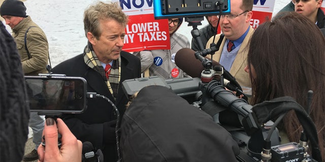 March 15, 2017: Sen. Rand Paul speaks on Capitol Hill.