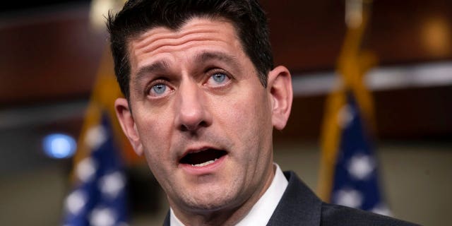 Speaker of the House Paul Ryan, R-Wis., announces he will not run for re-election amid Republican concerns over keeping their majority in the House of Representatives, during a news conference at the Capitol in Washington, Wednesday, April 11, 2018. (AP Photo/J. Scott Applewhite)
