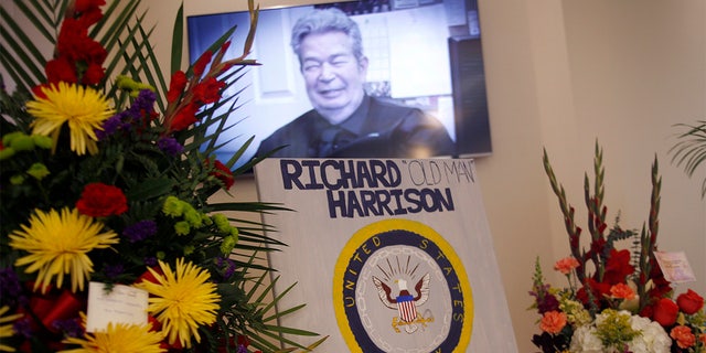 Richard 'Old Man' Harrison of 'Pawn Stars' was laid to rest on Sunday.