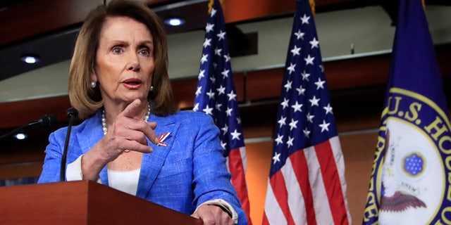 House Minority Leader Nancy Pelosi of Calif. speaks to reporters during a news conference on Capitol Hill in Washington, Thursday, June 22, 2017. (AP Photo/Manuel Balce Ceneta)