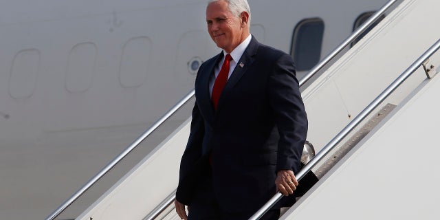 Vice President Mike Pence on Thursday called for Special Counsel Robert Mueller to finish his probe into the Trump campaign’s relationship with Russia during the 2016 election, saying he should do so "in the interest of the country."