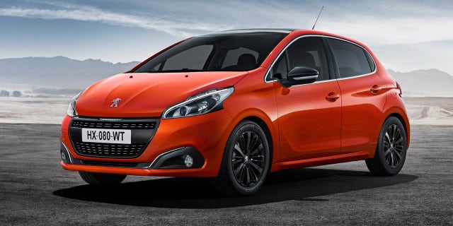 The Peugeot is a popular subcompact car in the U.K.