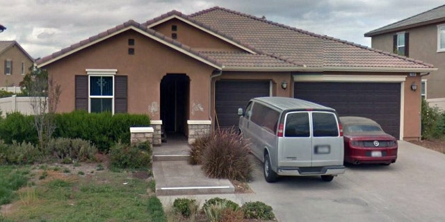 The Turpin home in Perris, Calif.