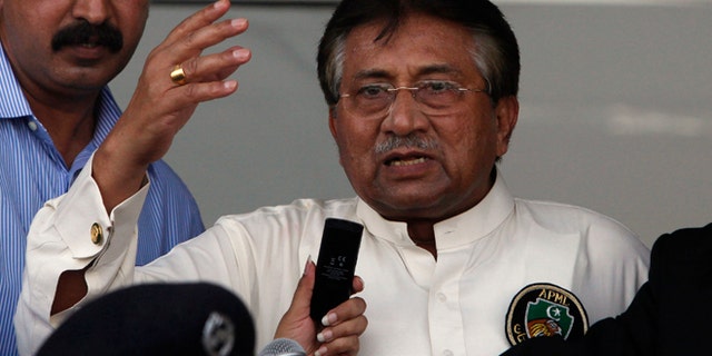 Former president, Pervez Musharraf, recently arrives at an airport in Karachi. Pakistan's former leader admits his regime had a secret pact to allow drone strikes in the country.