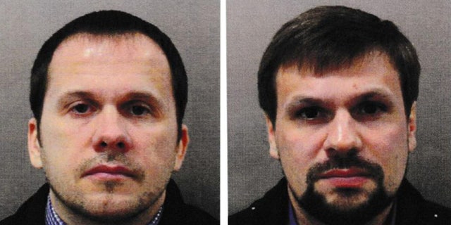 The two other suspects in the Salisbury poisoning case are Col Alexander Mishkin (left) and Col Anatoliy Chepiga (right)