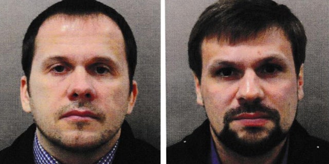 The two other suspects in the Salisbury poisoning case are Col Alexander Mishkin (left) and Col Anatoliy Chepiga (right)