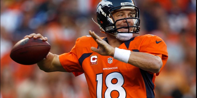 Gang association? In one Colorado district, Peyton Manning's No. 18 is forbidden. (AP)