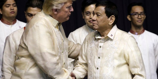 President Trump and Rodrigo Duterte met during the conference.