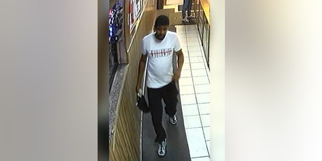 Police are searching for this suspect in a Philadelphia ATM explosion.