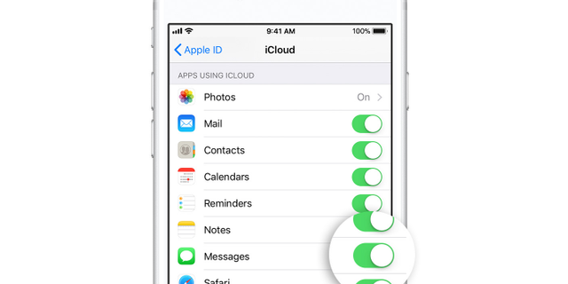 Go to Settings > Name > iCloud > Messages to turn the feature on.