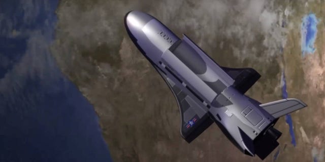Artist's illustration of the U.S. Air Force's X-37B space plane in Earth orbit. One of the vehicles just soared past 200 days in its latest mission, in which it is carrying out classified duties.