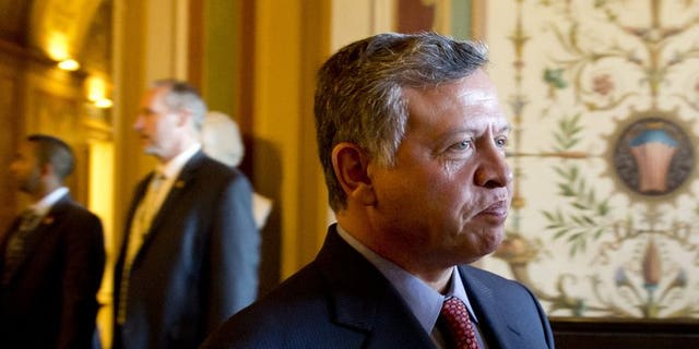 Jordan's King Abdullah II, pictured here on April 25, 2013, has endorsed a treaty with Britain expected to pave the way for the extradition of radical cleric Abu Qatada who has resisted deportation for the past decade, official Petra news agency reported Tuesday.
