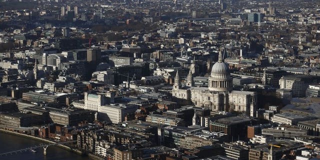 This picture taken on January 9, 2013 shows a view of London. Britain needs a "radical" overhaul of its scandal-hit banks, with reckless bankers facing jail and bonuses deferred for up to ten years, a government commission set up after the Libor scandal proposed in a final report on Wednesday.