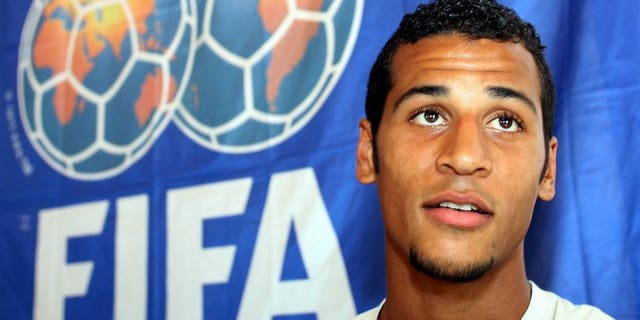 A picture taken on June 17, 2006 shows Togolese midfielder Alaixys Romao during a press conference at the media centre in Wagen Im Allg??u, Germany. Togo have joined Ethiopia in admitting that they fielded a suspended player in a 2014 World Cup Africa zone qualifier.