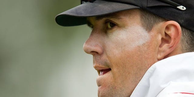 England's Kevin Pietersen fields at the University Oval park in Dunedin on March 8, 2013. Pietersen admitted Friday he'd made mistakes over the incident that saw him dropped by England on disciplinary grounds last season before he returned to the side.