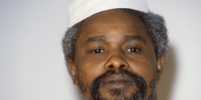 File picture shows Chad's then president Hissene Habre in N'Djamena on January 17, 1987. Chad's former dictator began his first full day in custody on Monday after his arrest in Senegal by investigators planning to put him on trial for crimes against humanity.