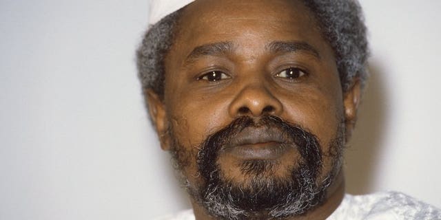 File picture shows Chad's then president Hissene Habre in N'Djamena on January 17, 1987. Chad's former dictator began his first full day in custody on Monday after his arrest in Senegal by investigators planning to put him on trial for crimes against humanity.
