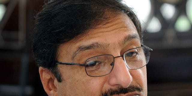 Former chairman of Pakistan Cricket Board (PCB) Zaka Ashraf speaks during a press conference in Dubai on September 10, 2012. A court in Pakistan ordered the country's cricket board to re-elect a chairman within 90 days after Ashraf was suspended over concerns about a dubious ballot.
