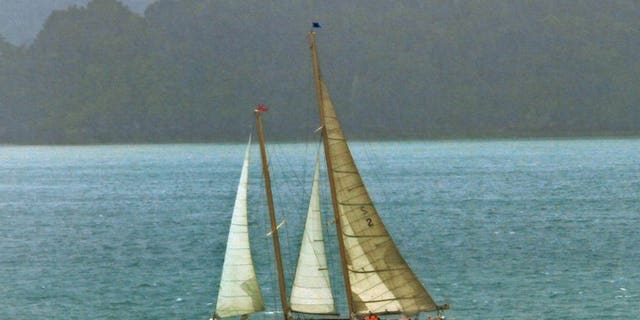The 21-metre (70-foot) vintage wooden yacht Nina, built in 1928, is shown in Northland, New Zealand in January 2012. New Zealand rescuers have effectively ended the search for the crew of the vintage US yacht that went missing in rough seas more than four weeks ago.