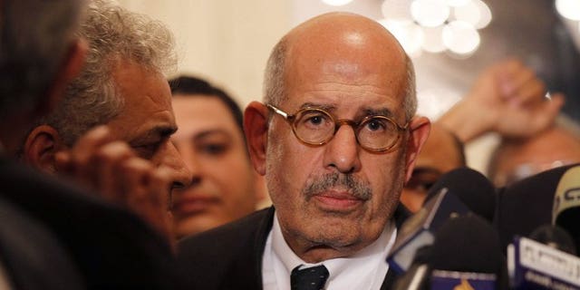 Mohamed ElBaradei, pictured on November 22, 2012, in Cairo, has been chosen as Egypt's new prime minister, the Tamarod campaign behind the protests that toppled Islamist president Mohamed Morsi said on Saturday after talks with the country's interim president.