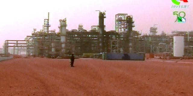 A video grab from Canal Algerie footage on January 20 of Algeria's Tiguentourine gas plant after Islamists seized it. Algeria and the European Union signed a memorandum of understanding on Sunday to develop energy cooperation, EU commission president Jose Manuel Barroso said.