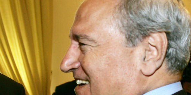 Syria's Vice President Farouk Al-Sharaa pictured in Damascus on April 24, 2007. Syria's ruling Baath party, headed by the country's embattled President Bashar al-Assad, announced on Monday that its top leadership would be replaced, including al-Sharaa.