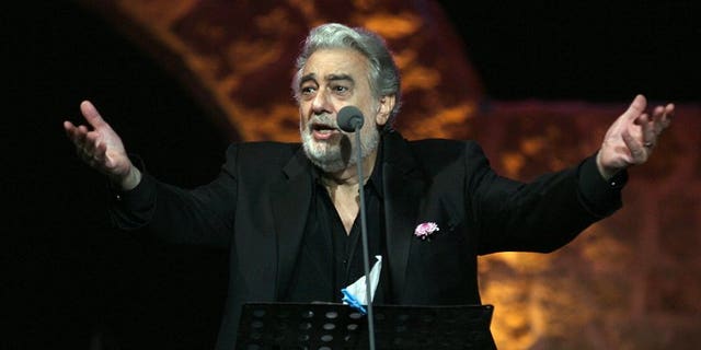 Spanish tenor Placido Domingo performs in Zouk Michael, Lebanon, on July 17, 2011. Domingo is being treated in a Madrid hospital for a pulmonary embolism, a blockage of an artery of the lungs, his agents said Tuesday.