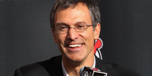 Former New Jersey Devil Scott Niedermayer addresses the media at Prudential Center on December 16, 2011 in Newark, New Jersey. Niedermayer and back-to-back Stanley Cup winning coach Fred Shero have been elected to the Hockey Hall of Fame.