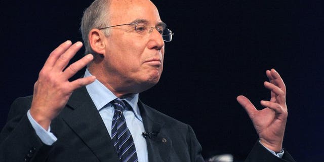 Jacob A Frenkel speaks during the World Economic Forum in Davos, Switzerland, on January 27, 2010. The appointment of Frenkel as Israel's next central bank governor has come under a cloud over his failure to disclose a past allegation of shoplifting, according to local media reports.
