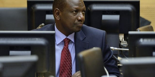 Kenyan Deputy President William Ruto pictured during a trial hearing in the International Criminal Court (ICC) in The Hague, Netherlands, on May 14, 2013. Ruto will be tried for crimes against humanity in The Hague in September, the ICC said on Monday, slapping down a request by defence lawyers to have the hearing moved to Africa.