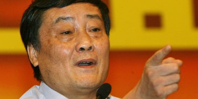 Zong Qinghou, chairman of the Wahaha Group, makes a point during a press conference in Hangzhou, Zhejiang province on July 3, 2007. China's yawning divide between rich and poor does not need to be tackled, the country's richest person said Wednesday -- as long as everyone can become wealthy.