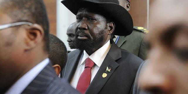 South Sudan President Salva Kiir, seen at a summit in Addis Ababa, Ethiopia, on May 26, 2013. South Sudan's President Salva Kiir held consultations with a view to setting up a new government, two days after firing his entire cabinet, a government official has said.