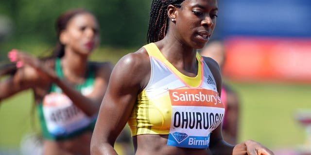 Christine Ohuruogu relaxes after winning the Diamond League 400m in Birmingham on June 30. Former Olympic, World and Commonwealth 400m champion Ohuruogu was on Tuesday named captain of Britain's squad for the World Championships in Moscow.