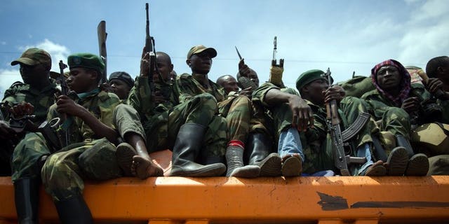 Democratic Republic of Congo's M23 rebels withdraw from the city of Goma, in the east of the country on December 1, 2012. The group has warned it would not rule out recapturing Goma if Kinshasa failed to stand by its international commitments.