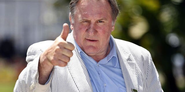 Veteran French actor Gerard Depardieu, pictured in Nice, France on June 6, 2013, is shooting a film in Paris for the first time since he sparked a huge outcry by leaving France for tax reasons and taking Russian nationality.