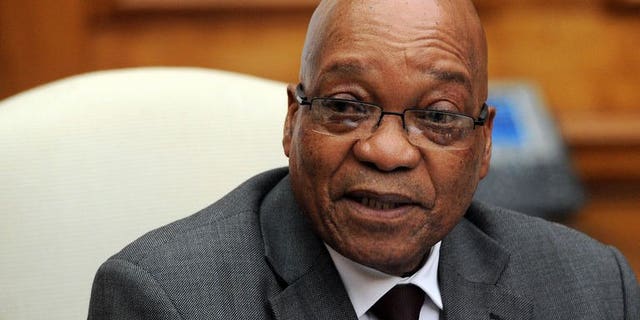 South Africa President Jacob Zuma is pictured in Pretoria on July 29, 2013. A South African public inquiry into a suspect multi-billion dollar government arms deal has been adjourned shortly before Zuma was expected to testify.