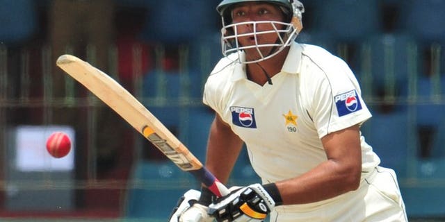 Pakistan's Khurram Manzoor plays a shot during the third and final Test match against Sri Lanka in Colombo, on July 20, 2009. Manzoor has been recalled to the Test squad for the tour of Zimbabwe later this month, but there was no room in the squad for giant paceman Mohammad Irfan.