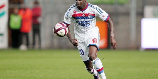 Lyon's French defender Aly Cissokho is seen during the L1 French football match Caen vs Lyon, on September 21, 2011 at the Michel d'Ornano stadium in Caen, northwestern France. Cissokho has joined Liverpool on a season-long loan from Valencia, the Premier League club announced on Tuesday.