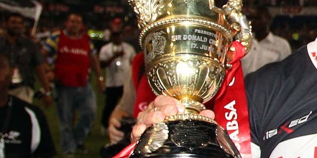 A view of the Currie Cup on October 30, 2010 in Durban, South Africa. Sharks clawed back from a nine-point deficit to defeat Cheetahs 18-15 Friday and go top of the South African Currie Cup table.