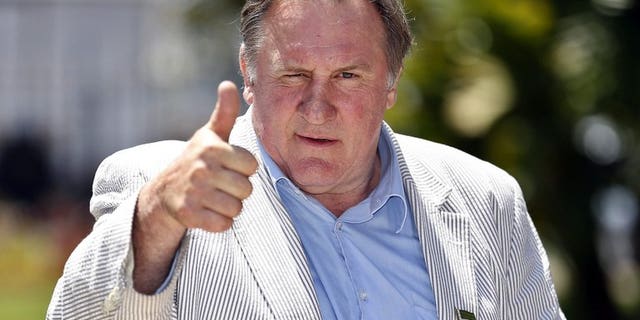 French-Russian actor Gerard Depardieu on June 6, 2013 in Nice. Authorities in the Belgian municipality of Estaimpuis made their most famous resident, Depardieu, an honorary citizen on Saturday ahead of a housewarming barbecue the French actor is due to host.